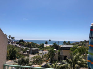 guest room balcony view of Moonlight State Beach